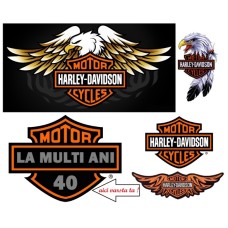 BHD Foaie de zahar Harley Davidson cu personalizare 29x20cm